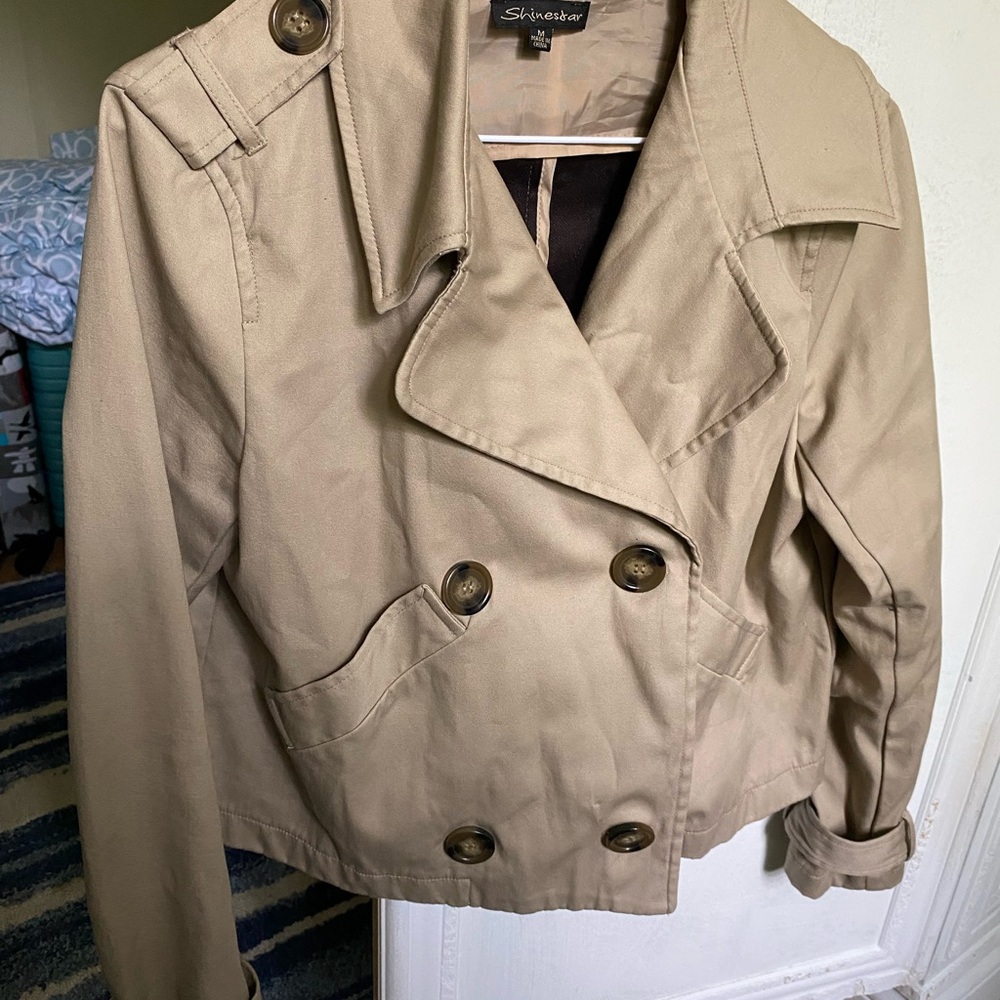 Shinestar Classic Tan Trench Coat